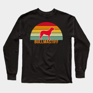 Bullmastiff Vintage Silhouette Long Sleeve T-Shirt